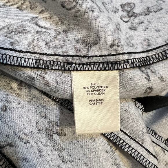 Eliza J Monochrome Abstract Midi Dress - Picture 9 of 11